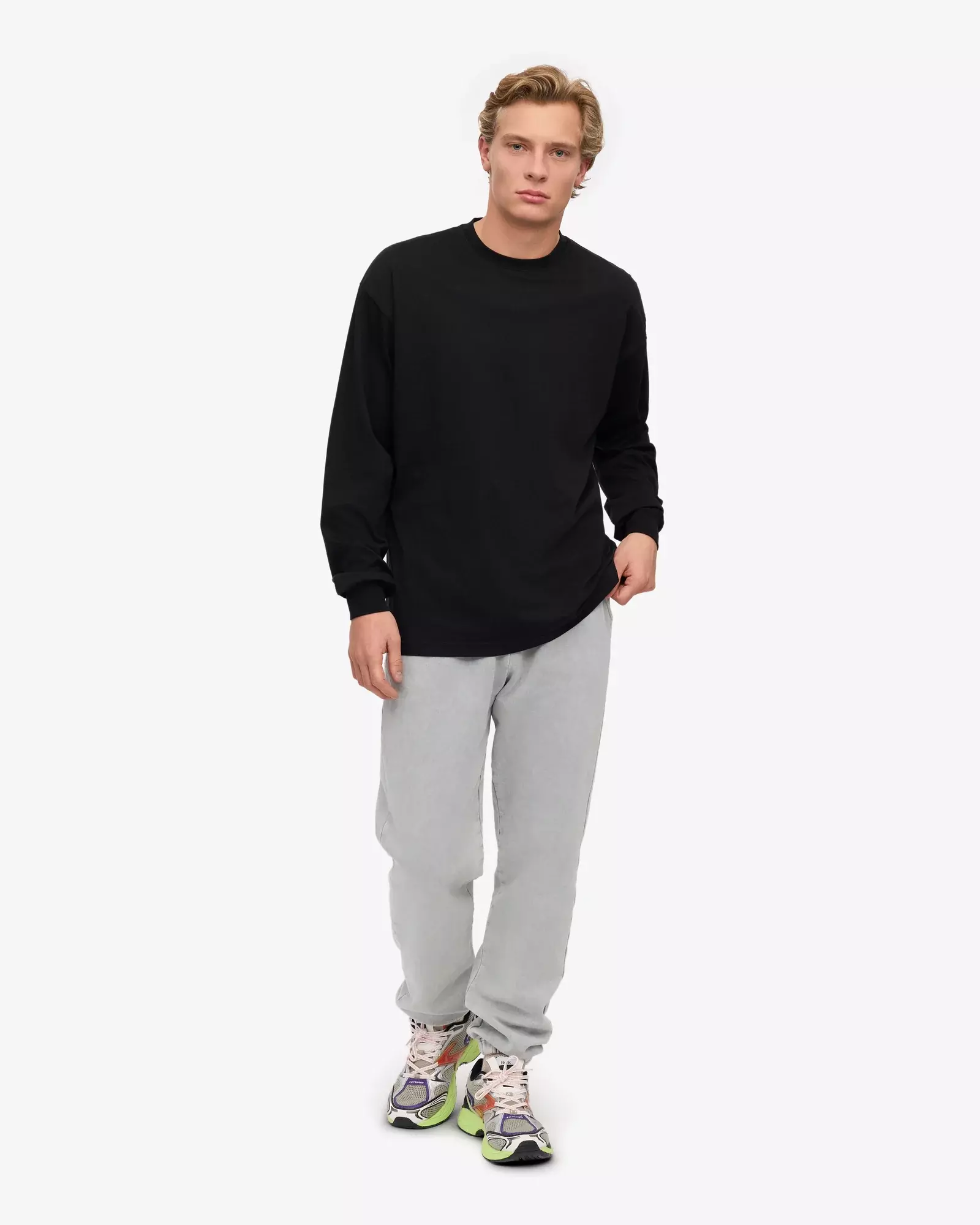 Colorful Standard Organic Sweatpants Faded Grey unisex hellgrau